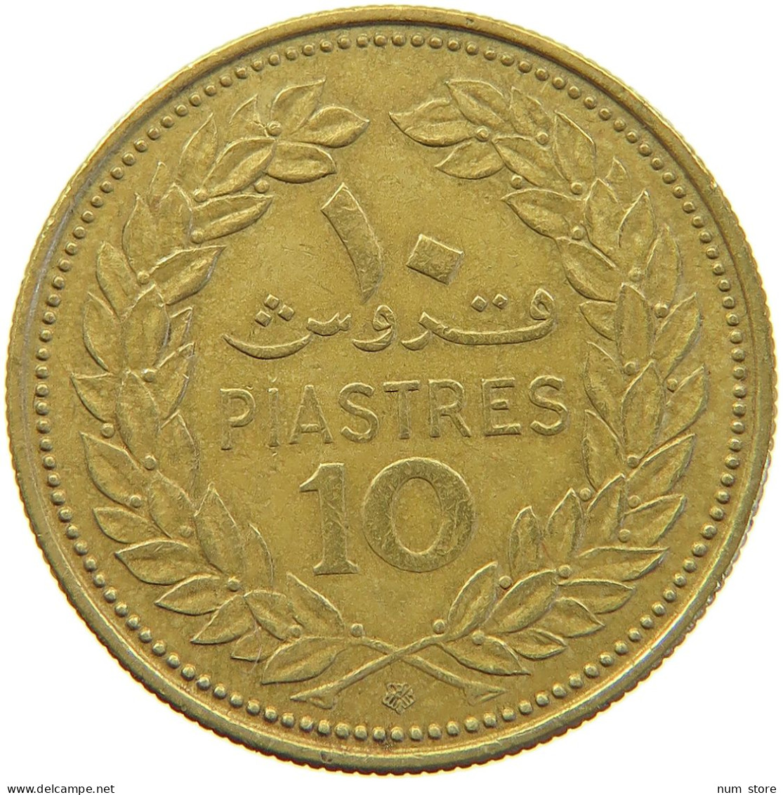 LEBANON 10 PIASTRES 1969  #MA 066210 - Libanon