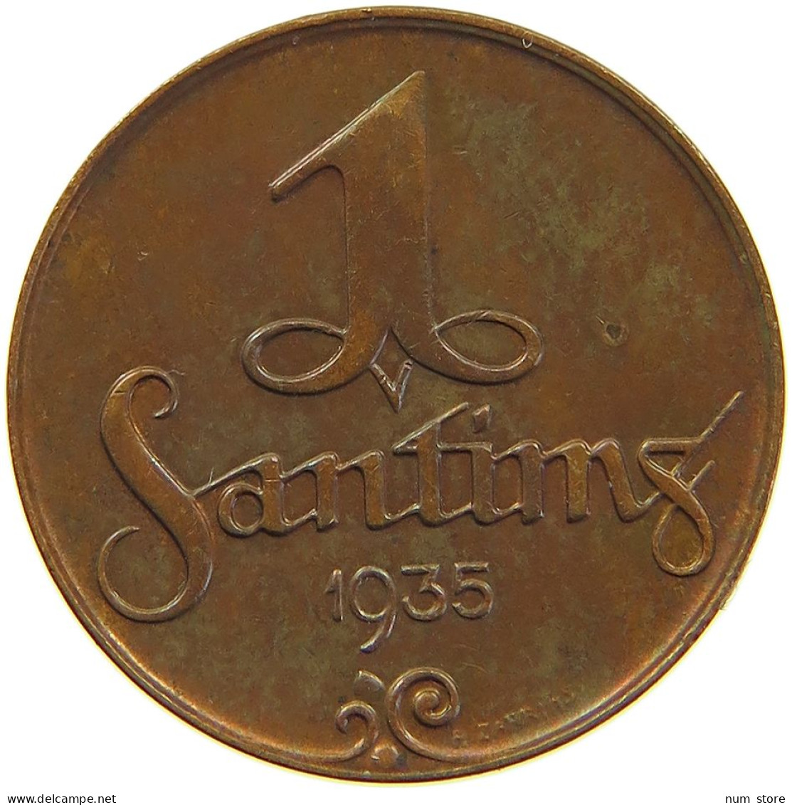 LATVIA SANTIMS 1935  #MA 100723 - Lettonie