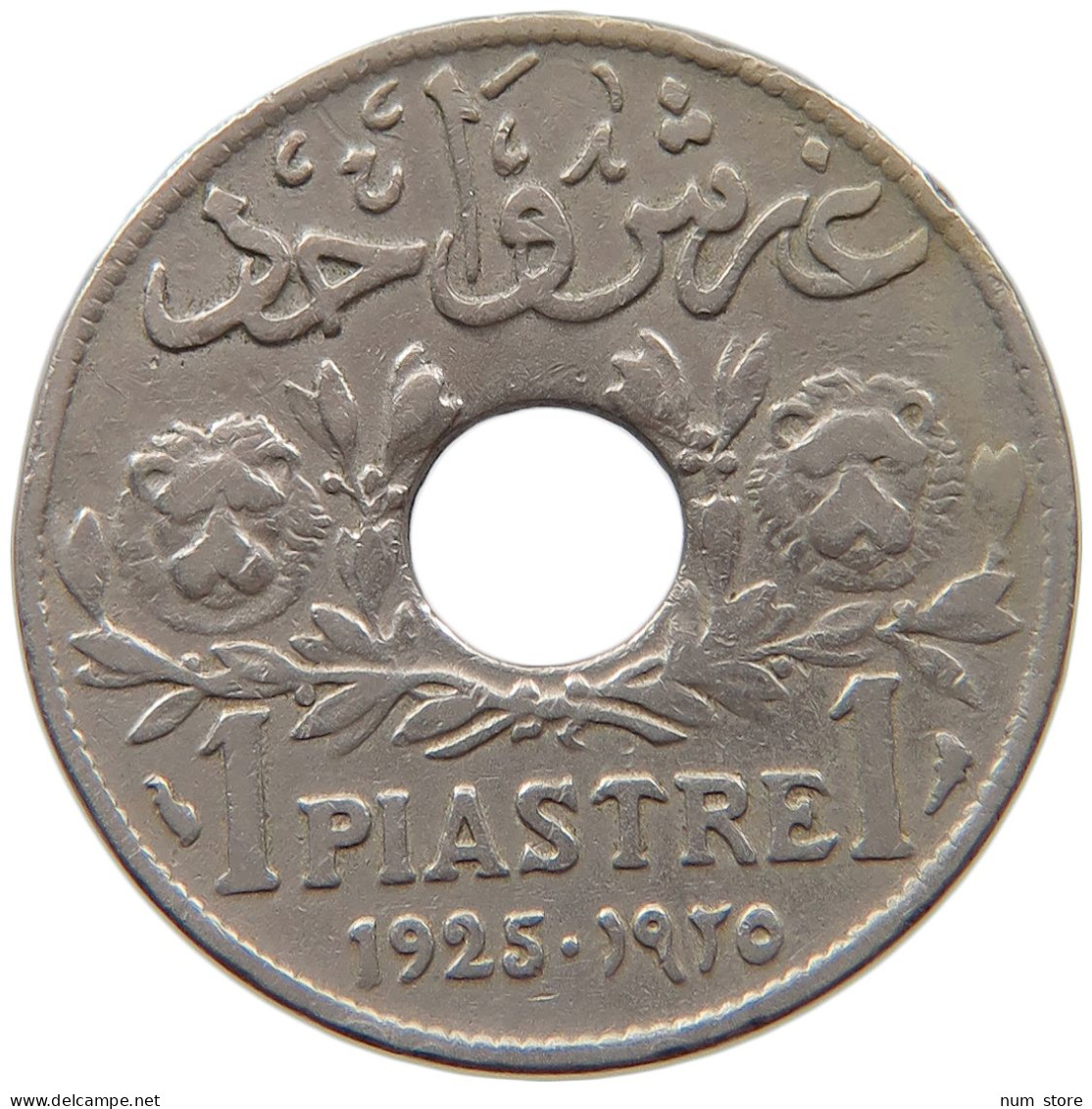 LEBANON PIASTRE 1925  #MA 066186 - Libano