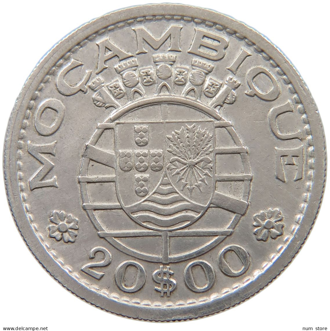 MOZAMBIQUE 20 ESCUDOS 1955  #MA 021012 - Mosambik