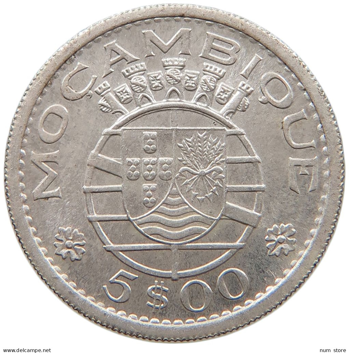 MOZAMBIQUE 5 ESCUDOS 1960  #MA 021093 - Mosambik