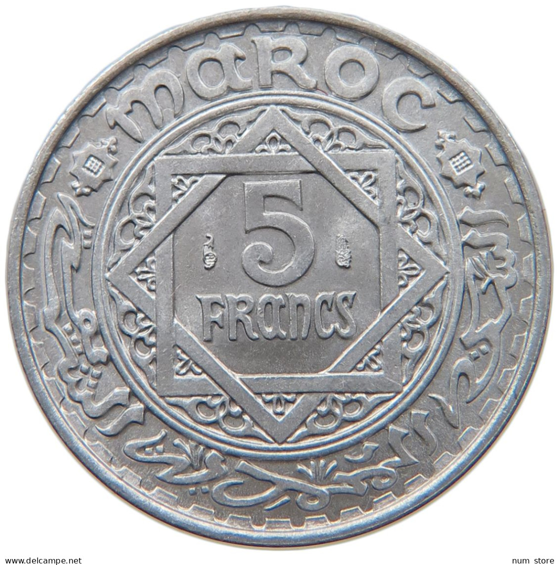 MOROCCO 5 FRANCS 1370  #MA 067028 - Maroc