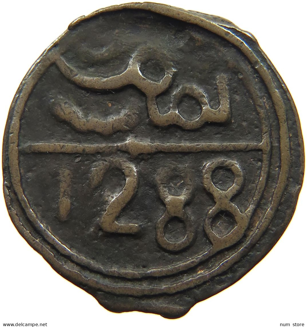 MOROCCO 4 FALUS 1288 SIDI MOHAMMED IV 1276-1290AH, 1859-1873. #MA 021715 - Maroc