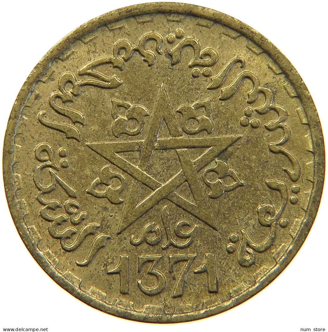 MOROCCO 10 FRANCS 1371  #MA 066387 - Maroc