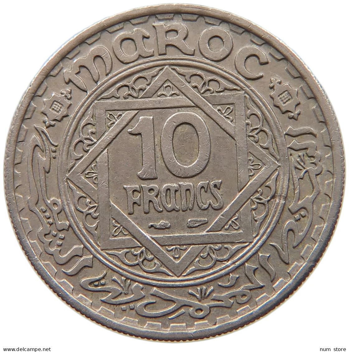 MOROCCO 10 FRANCS 1366  #MA 066392 - Maroc