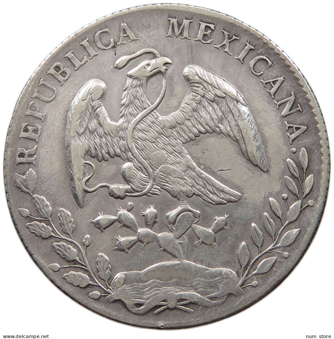 MEXICO 8 REALES 1896 CULIACAN #MA 024352 - Mexique