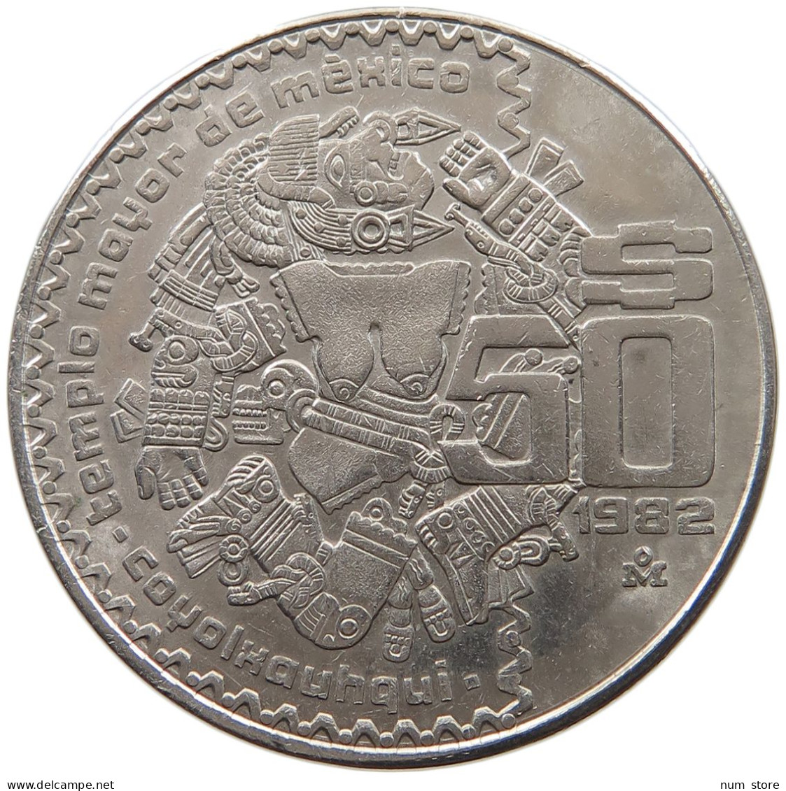 MEXICO 50 PESOS 1982  #MA 023452 - Mexique