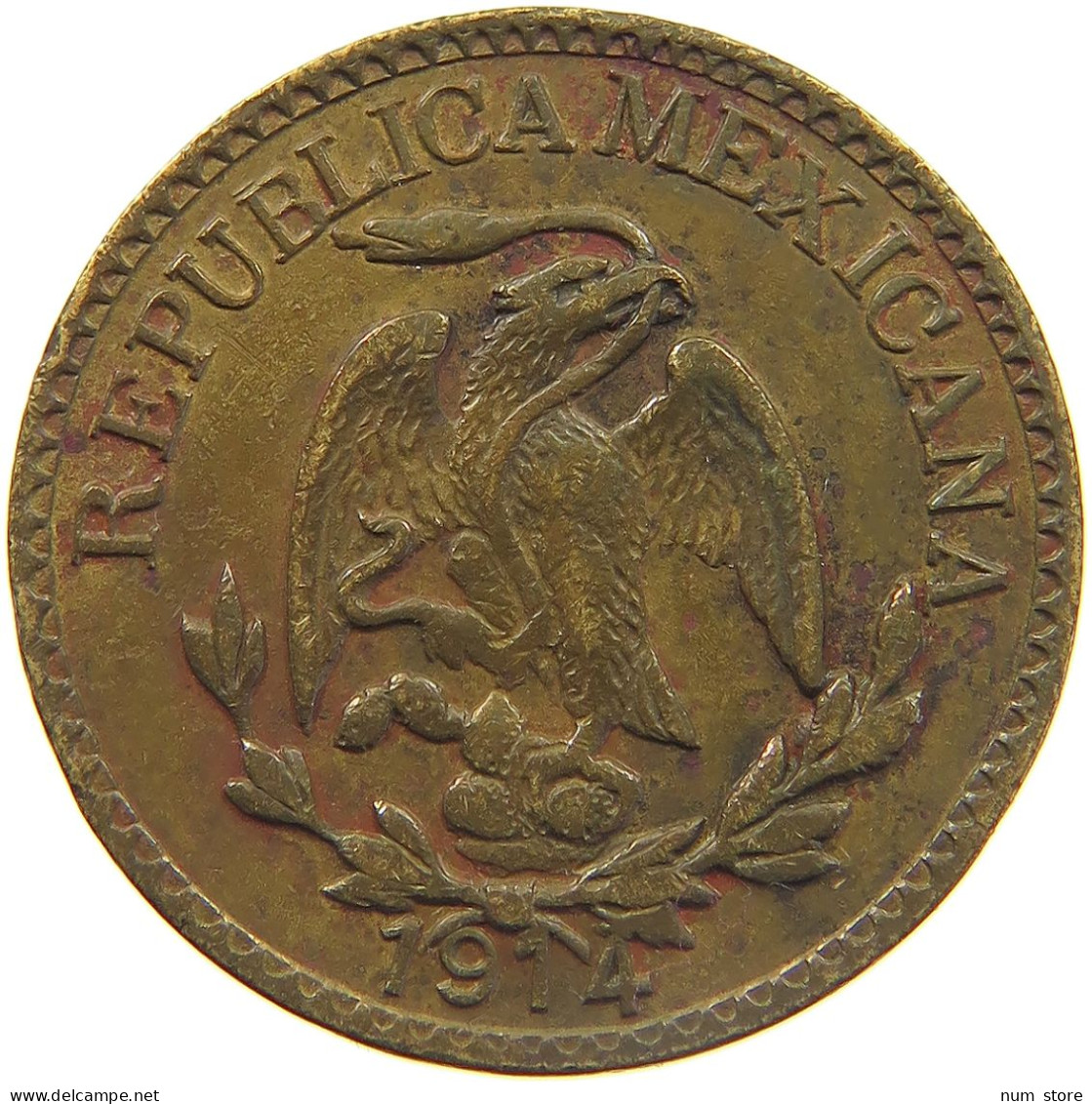 MEXICO 5 CENTAVOS 1914 DURANGO #MA 023485 - Mexique