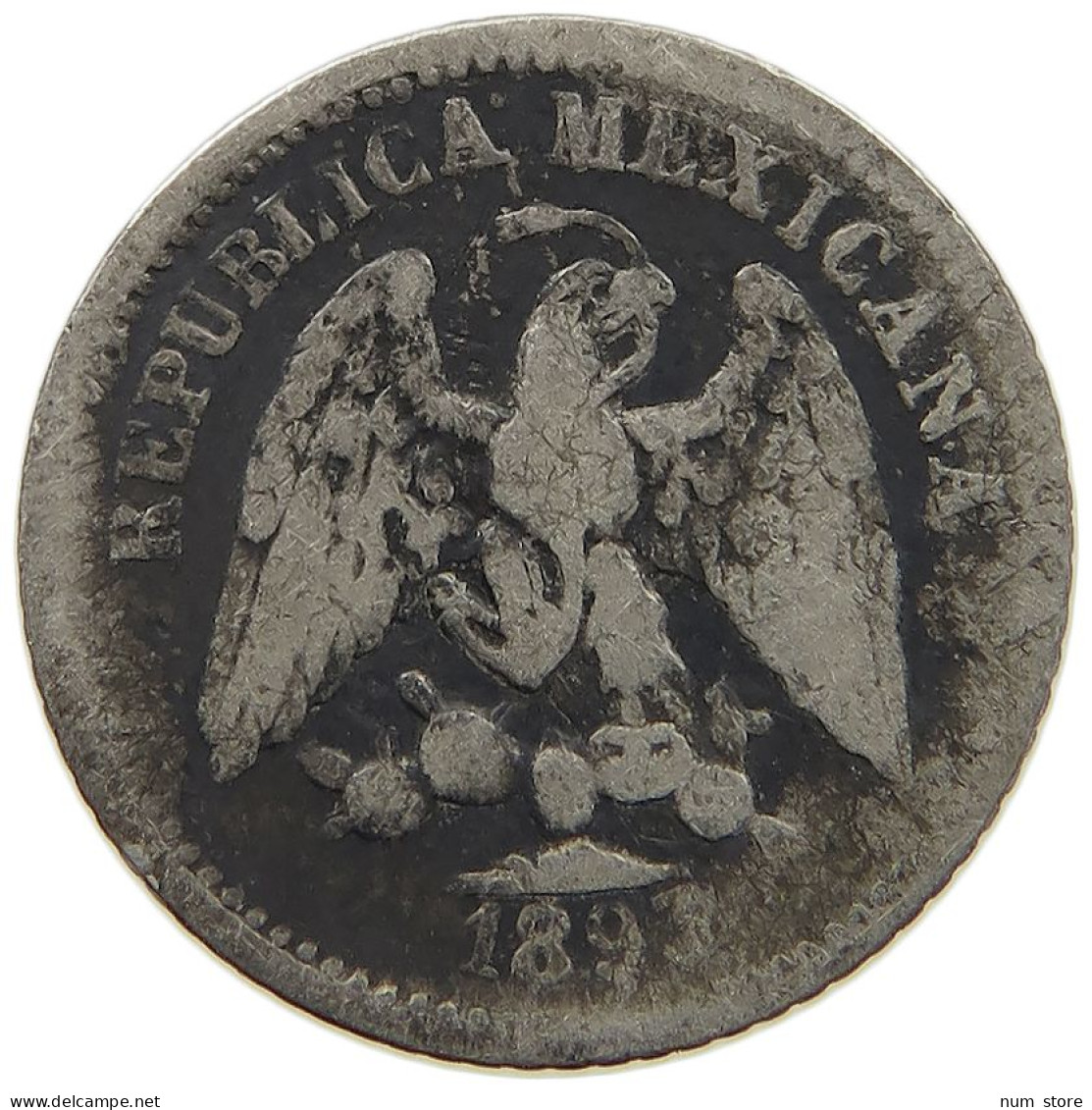 MEXICO 5 CENTAVOS 1893  #MA 021567 - Mexique