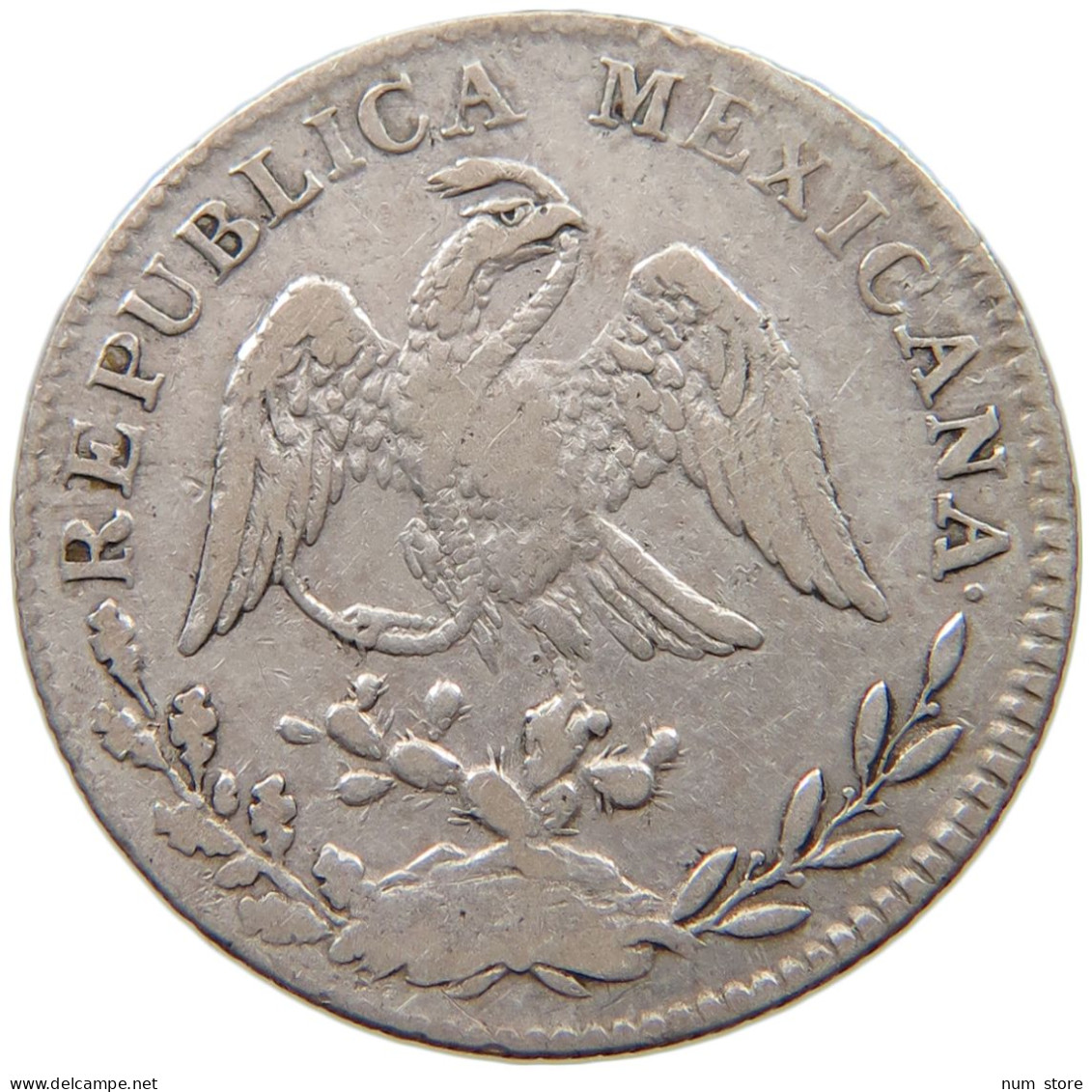 MEXICO 2 REALES 1838 GO  #MA 003264 - Mexique