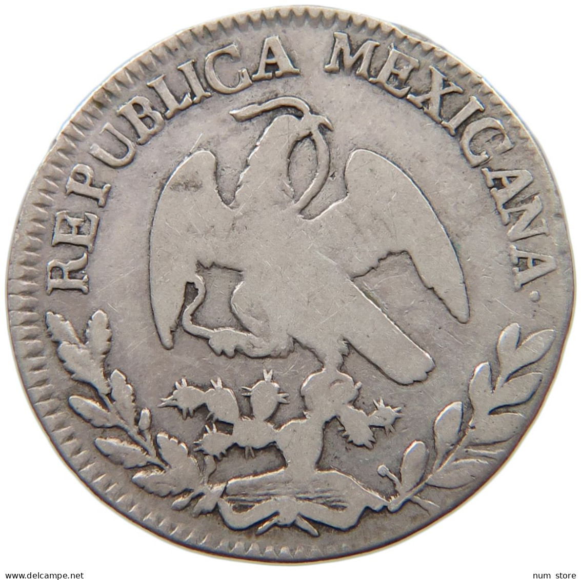 MEXICO 2 REALES 1854  #MA 003263 - Mexique