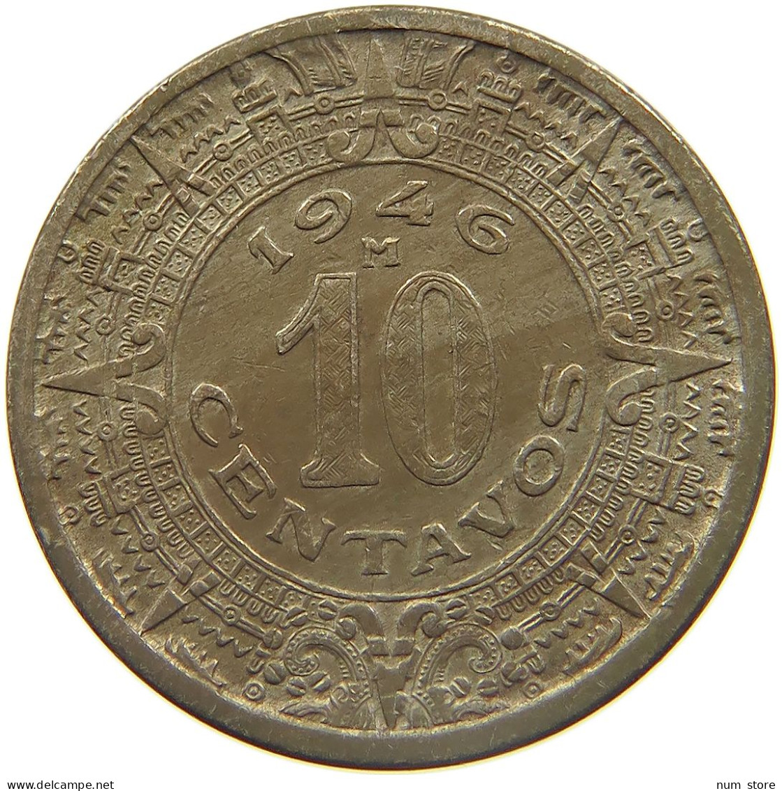 MEXICO 10 CENTAVOS 1946  #MA 023441 - Mexique