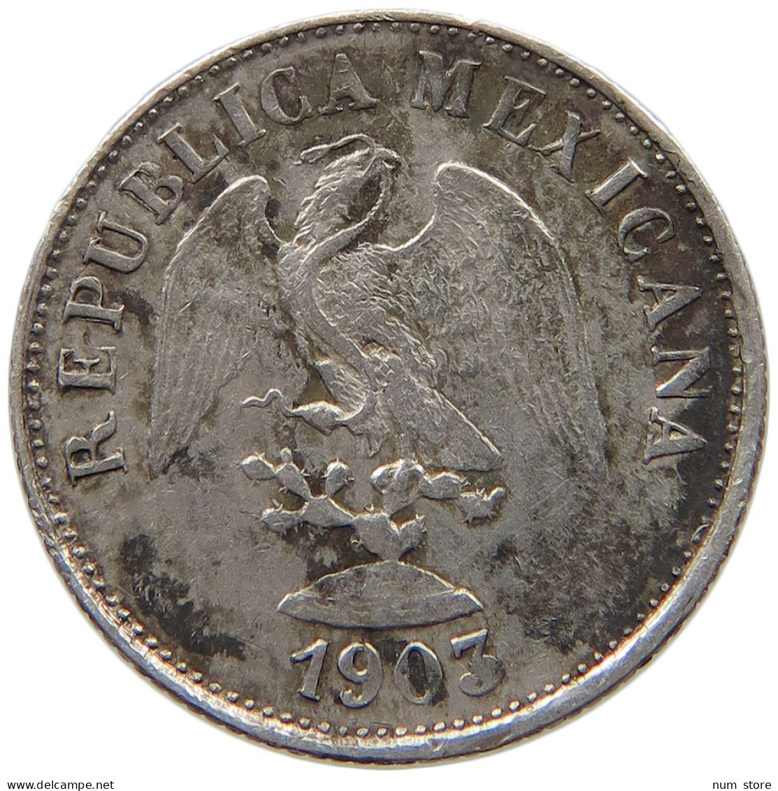 MEXICO 10 CENTAVOS 1903  #MA 021186 - Mexique