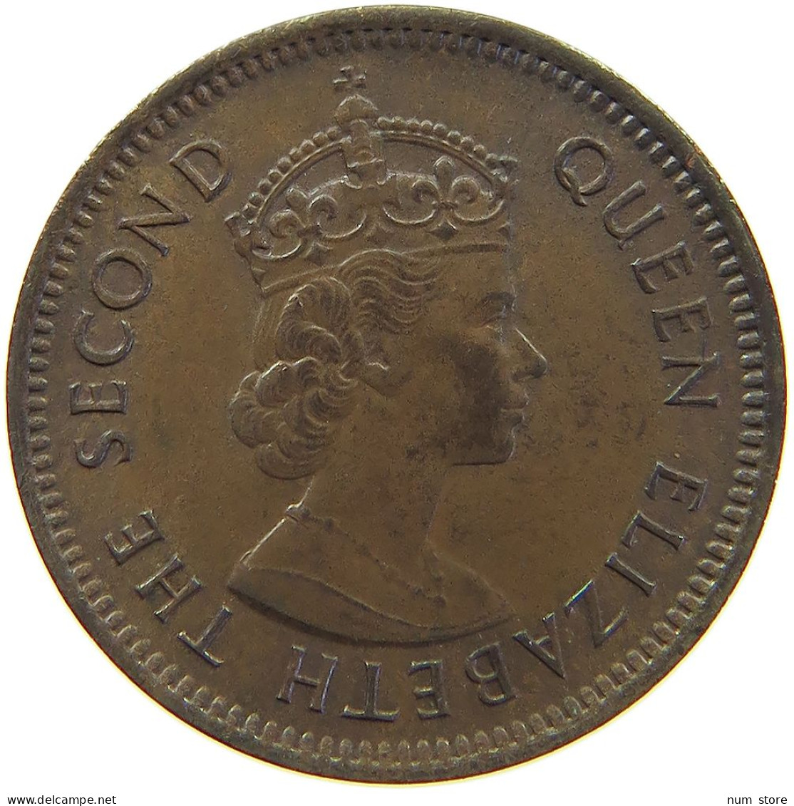 MAURITIUS CENT 1969 ELIZABETH II. (1952-) #MA 065886 - Maurice