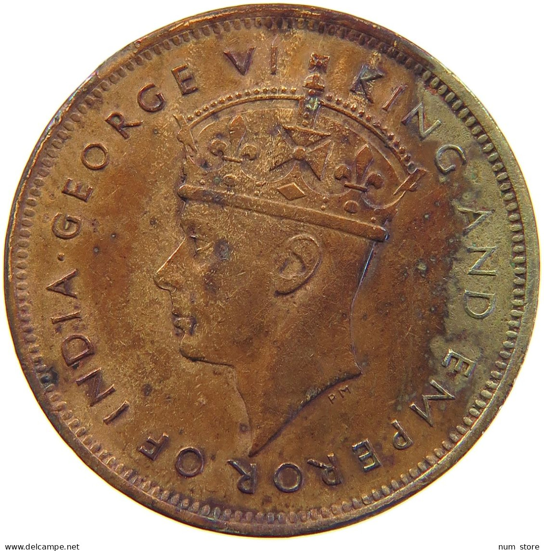 MAURITIUS 5 CENTS 1942 GEORGE VI. (1936-1952) #MA 065880 - Maurice