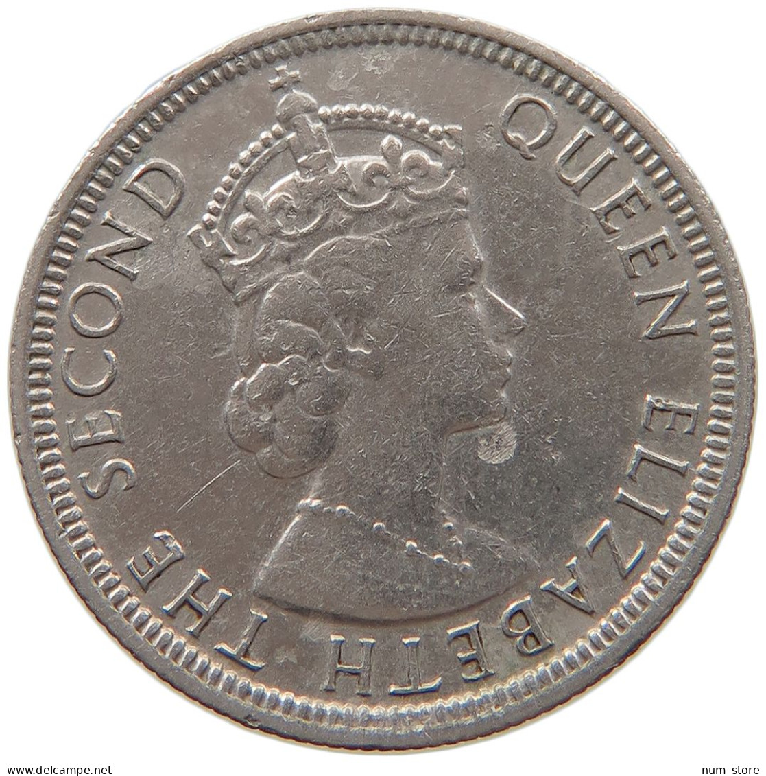 MAURITIUS 1/4 RUPEE 1975 ELIZABETH II. (1952-) #MA 065875 - Maurice