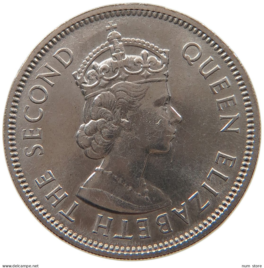 MAURITIUS 1/2 RUPEE 1978 ELIZABETH II. (1952-) #MA 065871 - Maurice