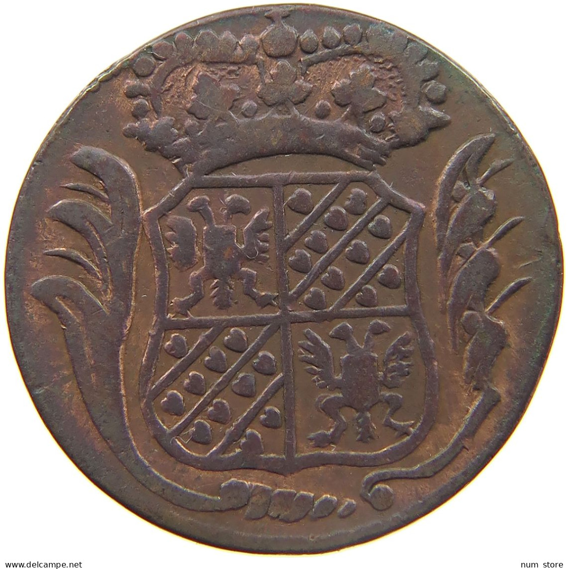 NETHERLANDS GRONINGEN DUIT 1770  #MA 024282 - Provincial Coinage