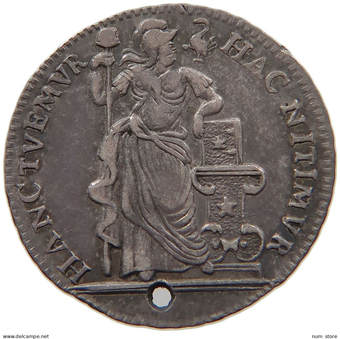 NETHERLANDS GELDERLAND 1/4 GULDEN 1756  #MA 065687 - Monedas Provinciales