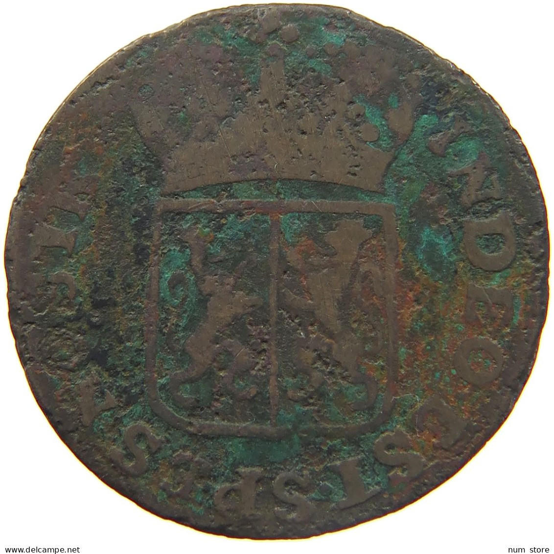 NETHERLANDS GELDERLAND DUIT 1788  #MA 024283 - Provincial Coinage