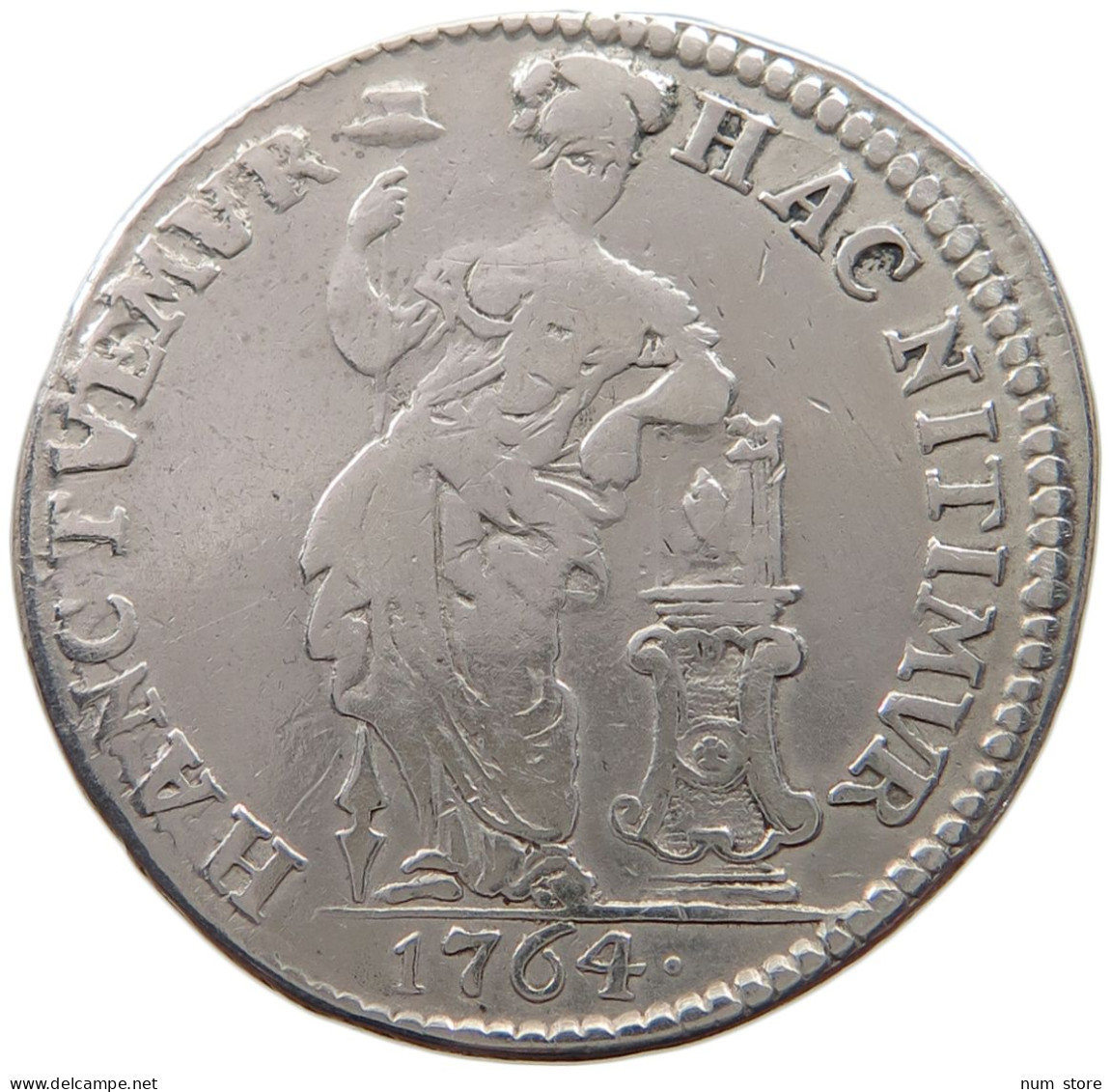 NETHERLANDS GULDEN 1764 WEST-FRIESLAND #MA 003027 - …-1795 : Oude Periode