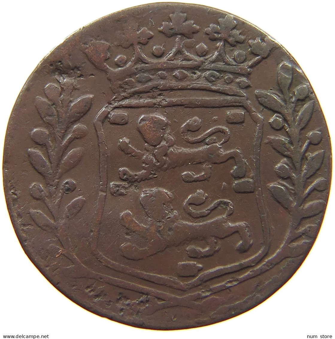 NETHERLANDS DUIT 1780 WEST FRIESLAND #MA 022560 - Monedas Provinciales