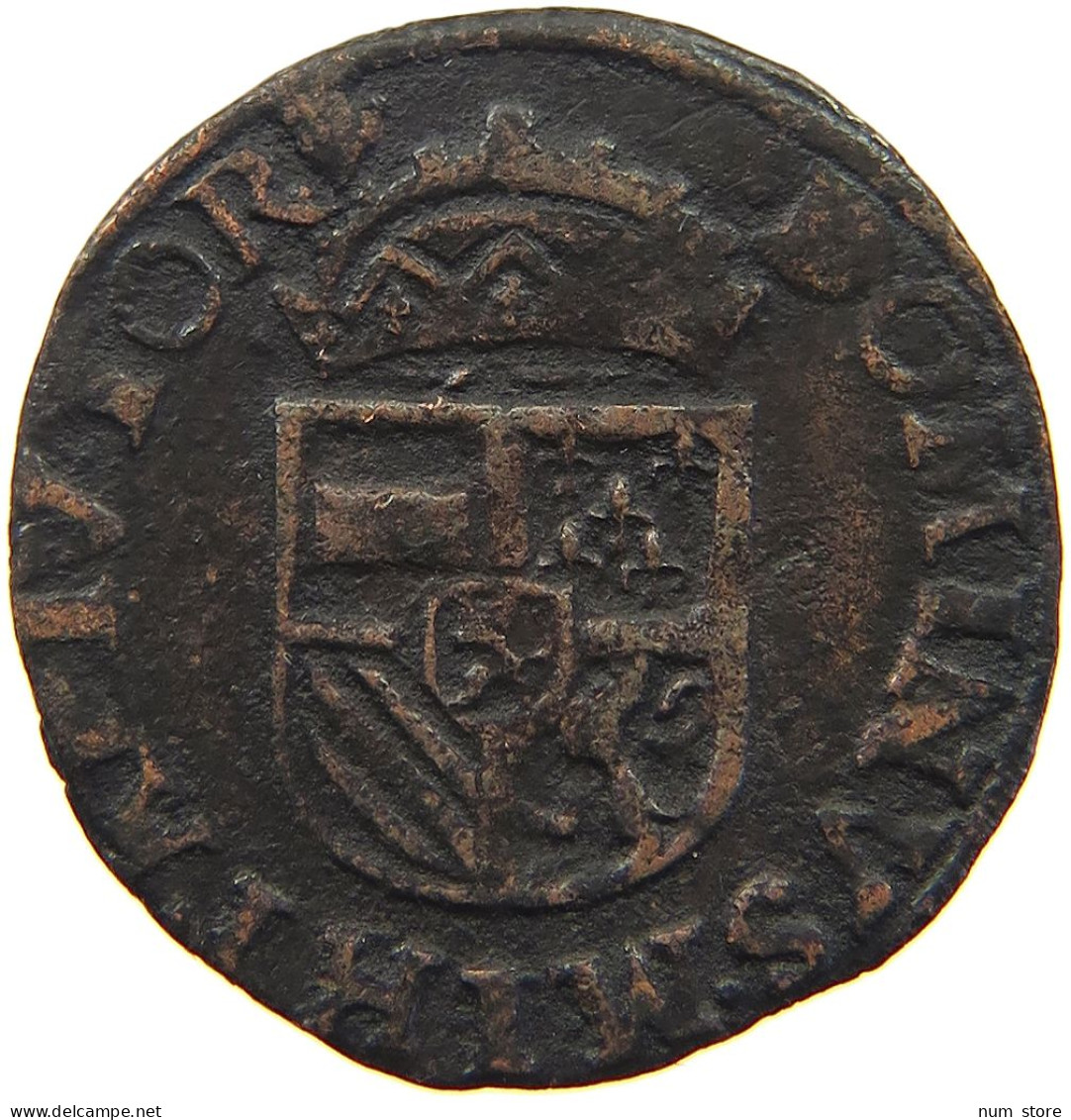 NETHERLANDS DUIT 1597 FELIPE II. #MA 018403 - …-1795 : Former Period