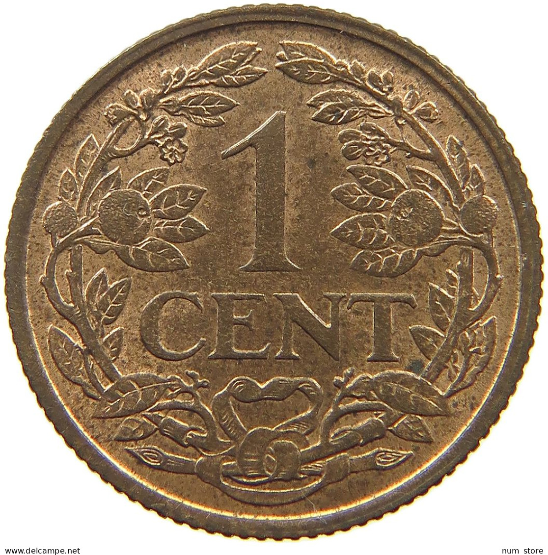 NETHERLANDS CENT 1941  #MA 021831 - 1 Centavos