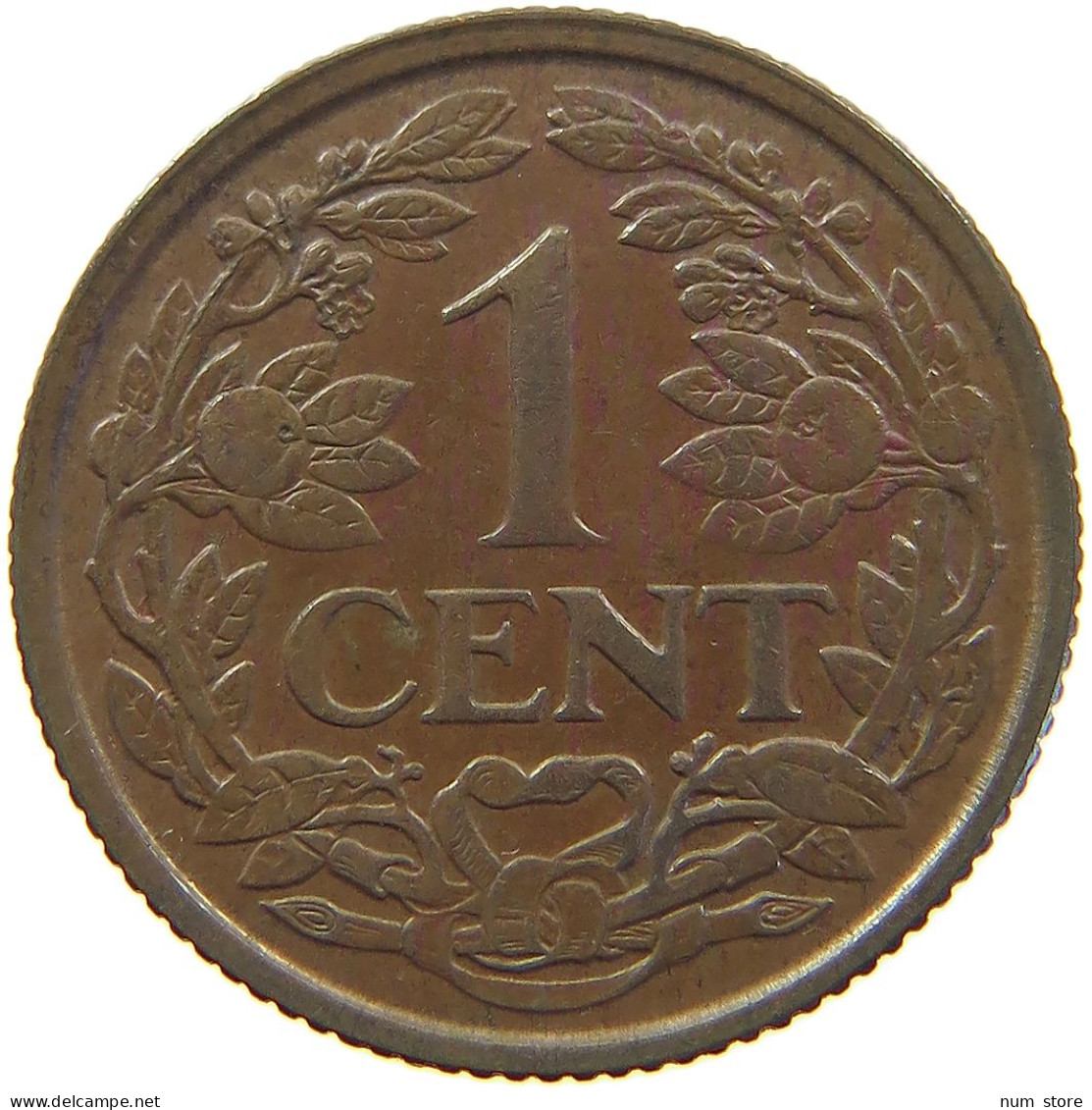 NETHERLANDS CENT 1940 WILHELMINA 1890-1948 #MA 067260 - 1 Cent