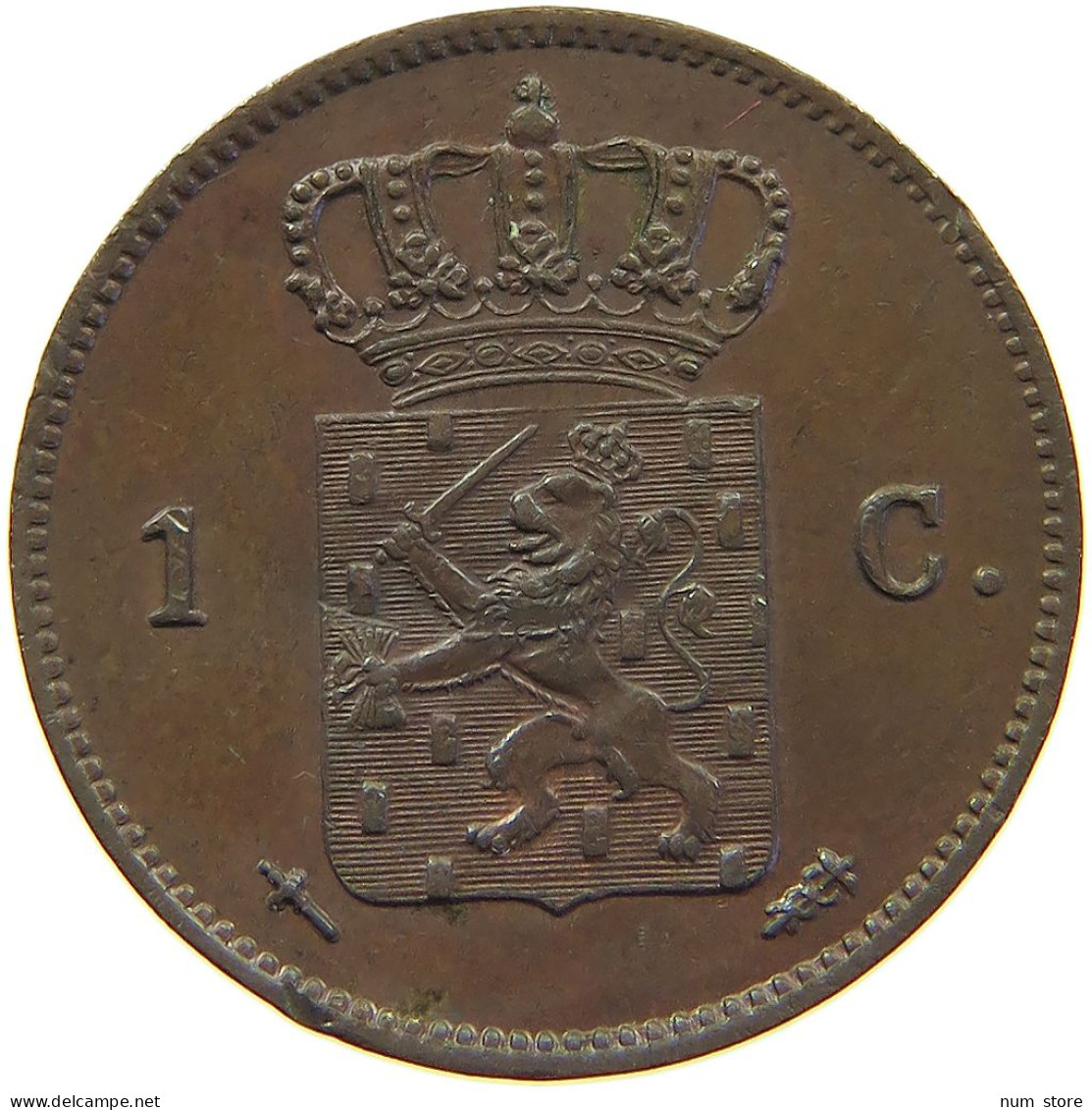 NETHERLANDS CENT 1862 WILLEM III. 1849-1890 #MA 067251 - 1849-1890 : Willem III