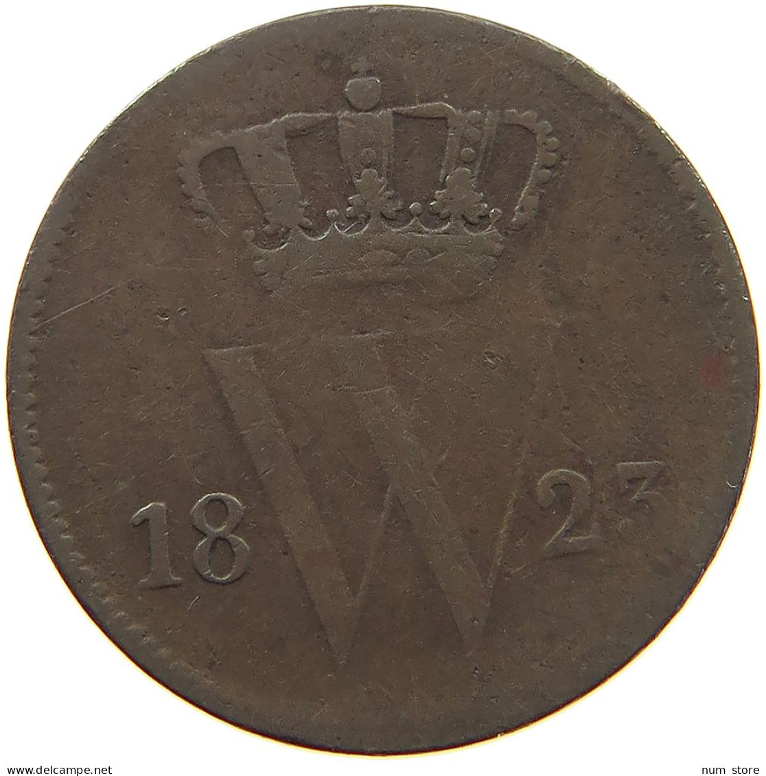 NETHERLANDS CENT 1823 WILLEM I. 1815-1840 #MA 067250 - 1815-1840: Willem I