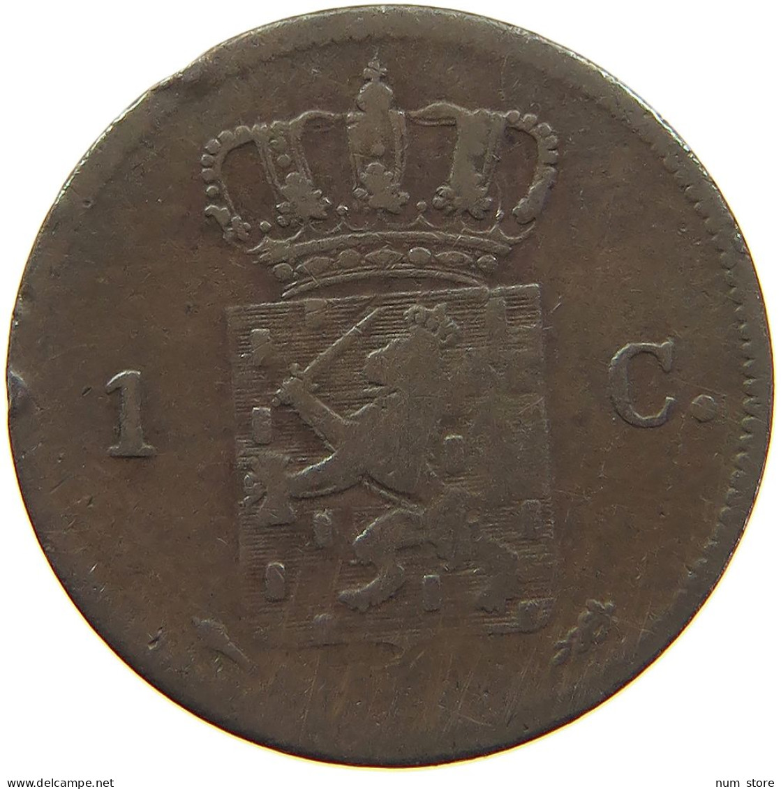 NETHERLANDS CENT 1823 WILLEM I. 1815-1840 #MA 067250 - 1815-1840 : Willem I