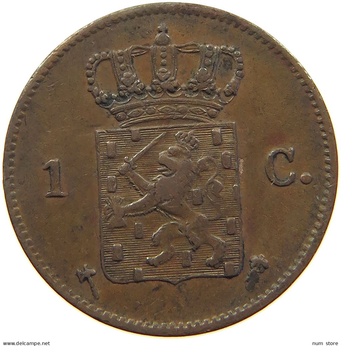 NETHERLANDS CENT 1875 WILLEM III. 1849-1890 #MA 067249 - 1849-1890: Willem III.