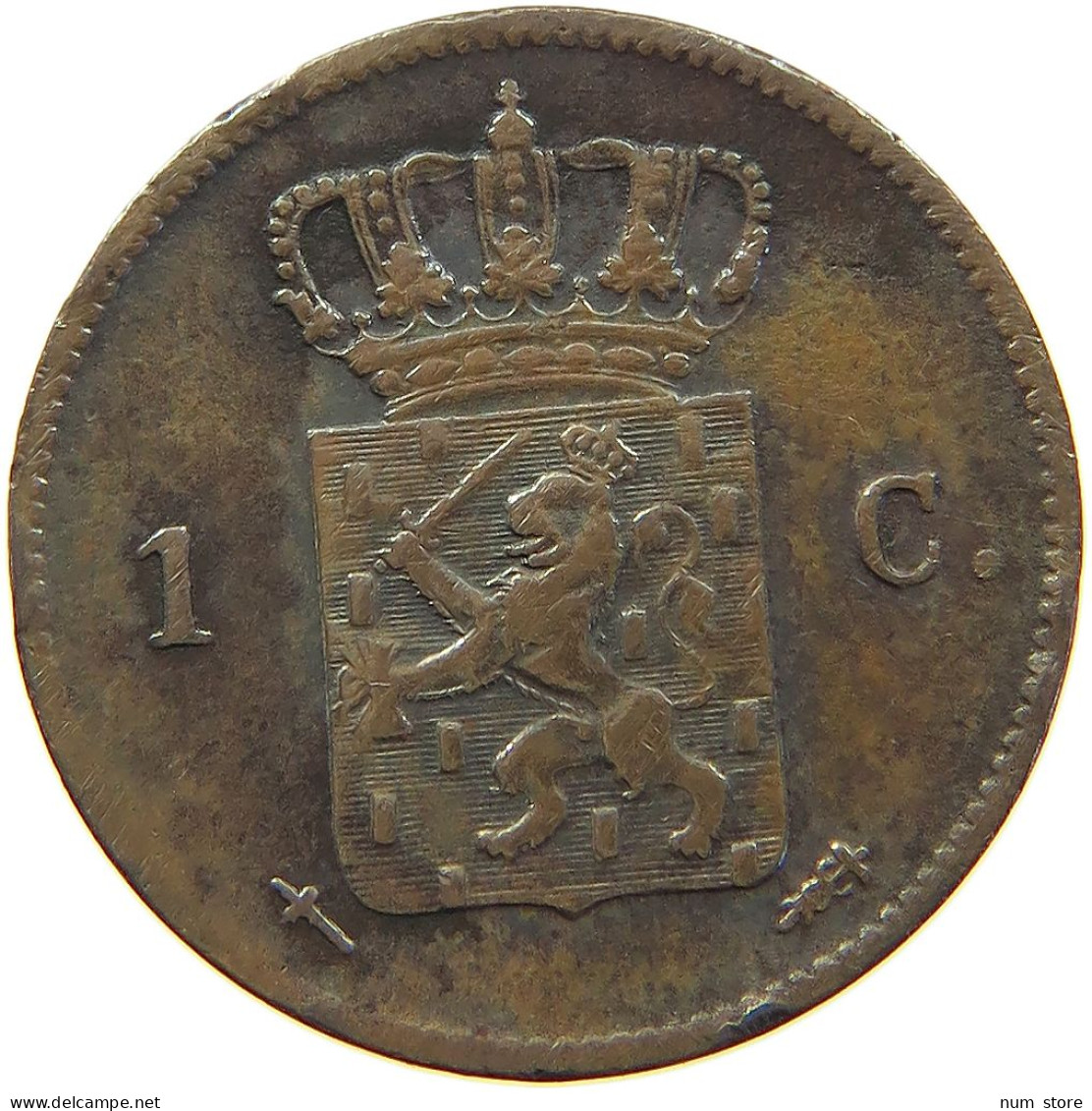 NETHERLANDS CENT 1863 WILLEM III. 1849-1890 #MA 067247 - 1849-1890 : Willem III