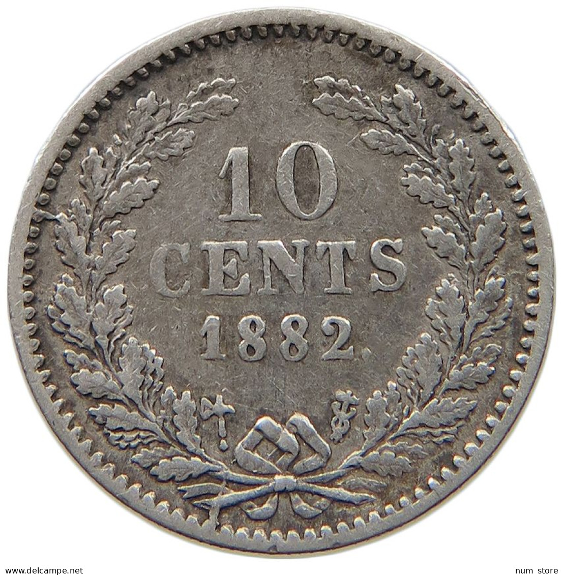 NETHERLANDS 5 CENTS 1882  #MA 021233 - 1849-1890 : Willem III