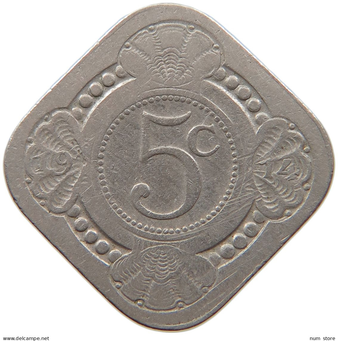 NETHERLANDS 5 CENTS 1914 WILHELMINA 1890-1948 #MA 067294 - 5 Cent