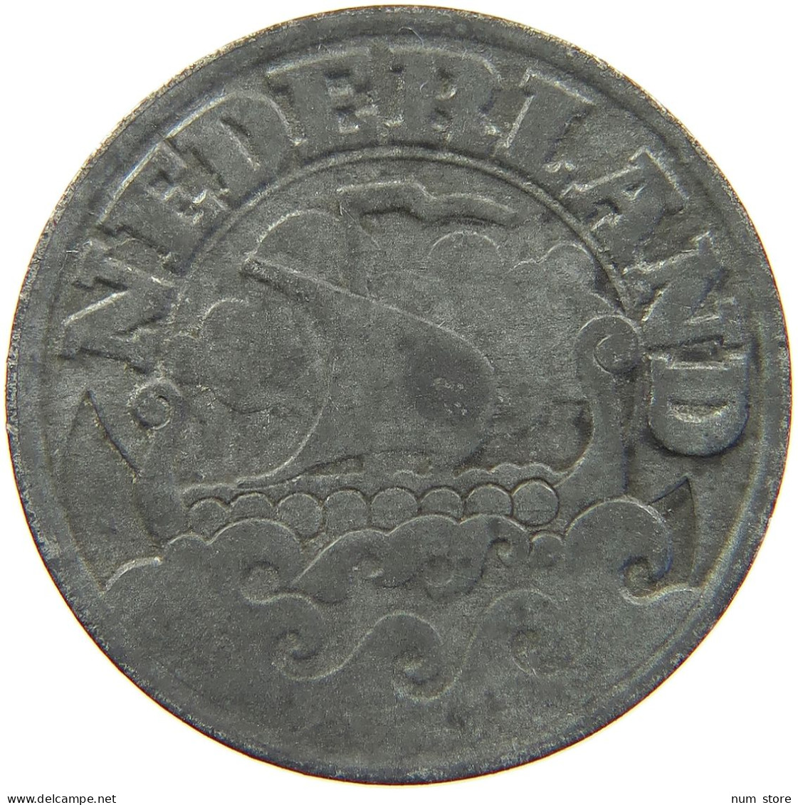 NETHERLANDS 25 CENTS 1942 WILHELMINA 1890-1948 #MA 067226 - 25 Centavos