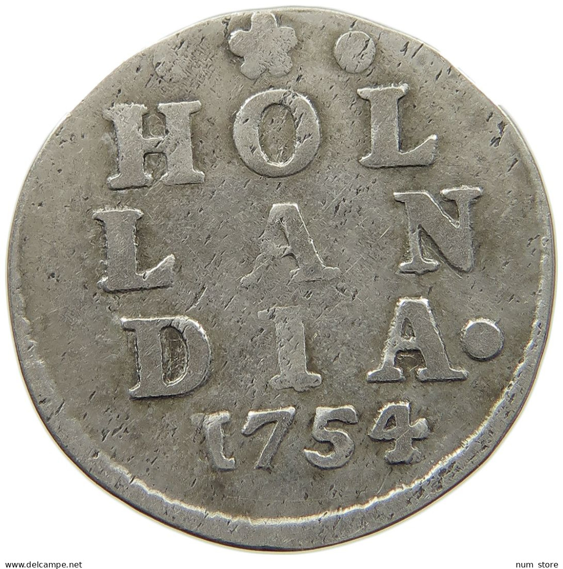 NETHERLANDS 2 STUIVER 1754  #MA 021427 - Provinciale Munten