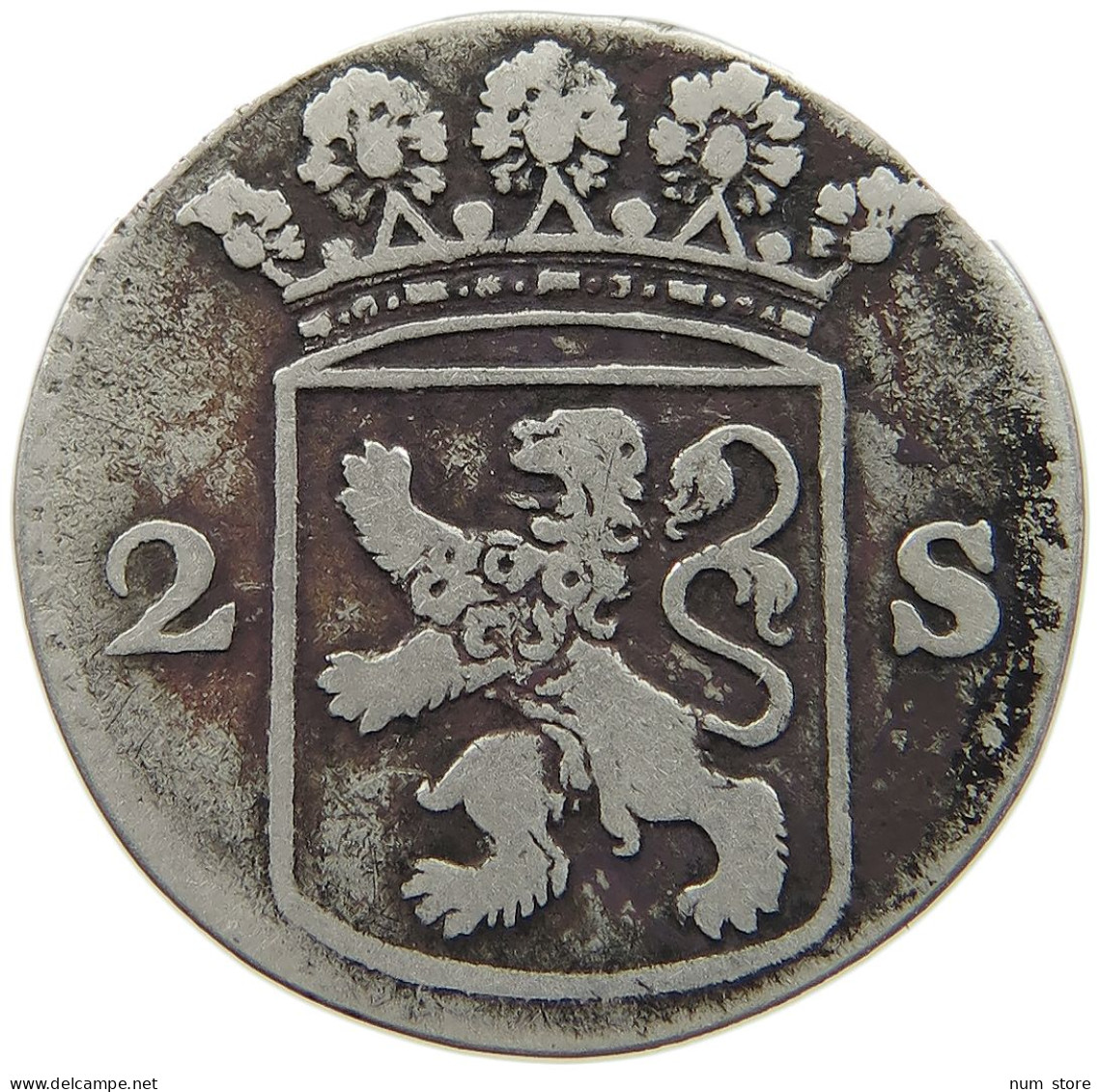 NETHERLANDS 2 STUIVER 1763  #MA 021428 - Monnaies Provinciales