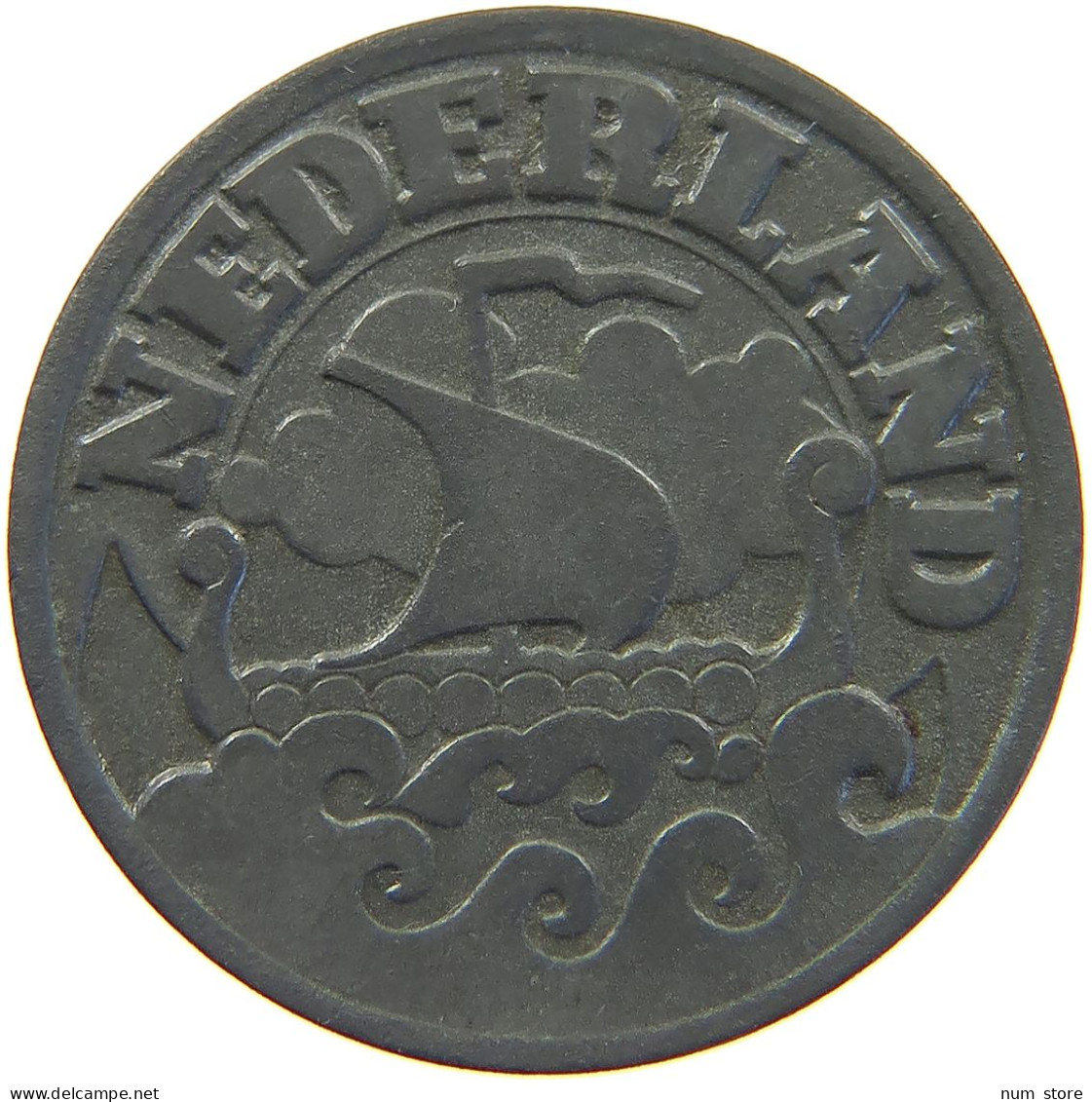 NETHERLANDS 25 CENTS 1941 WILHELMINA 1890-1948 #MA 067956 - 25 Cent