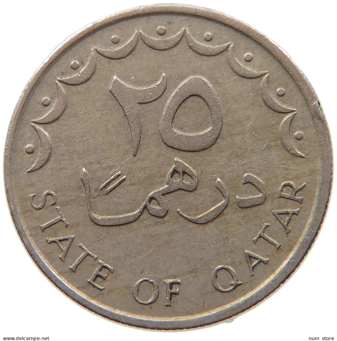 MUSCAT AND OMAN 25 DIRHAMS 1976  #MA 065946 - Oman