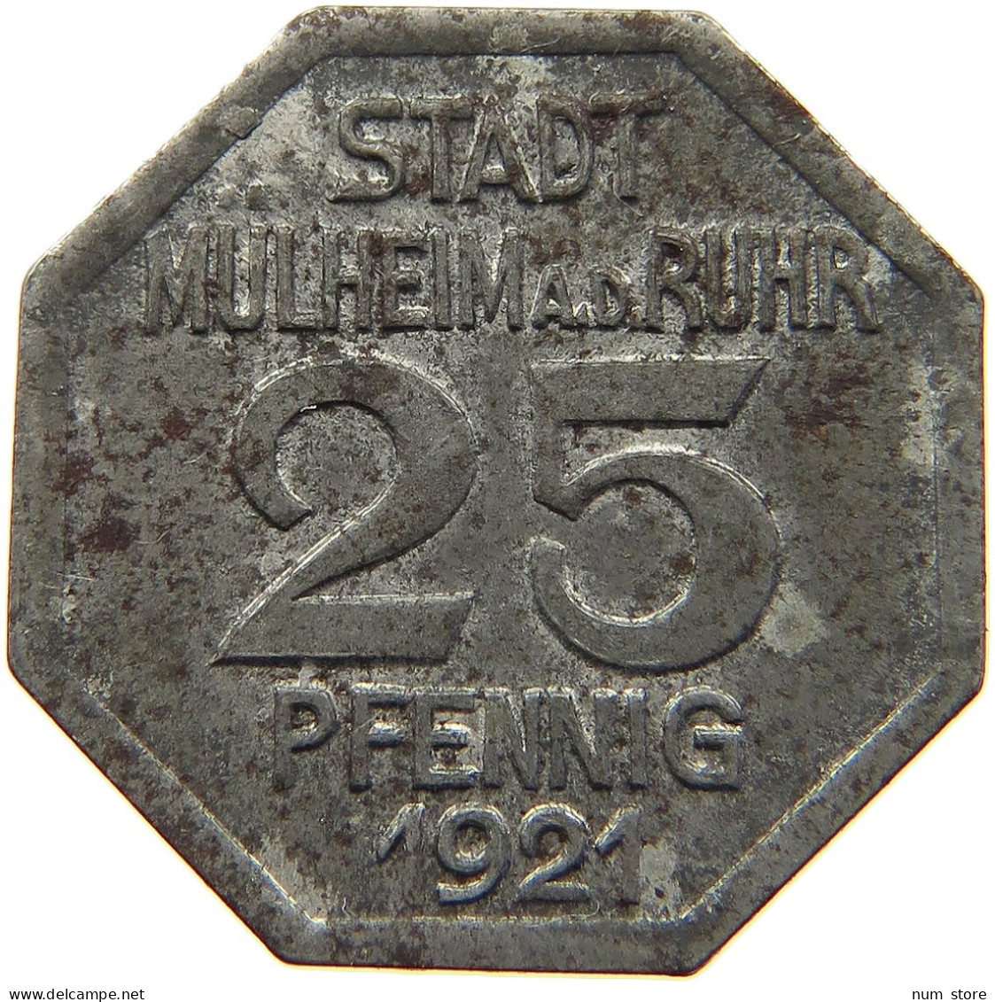 MÜLHEIM 25 PFENNIG 1921  #MA 103263 - Other & Unclassified
