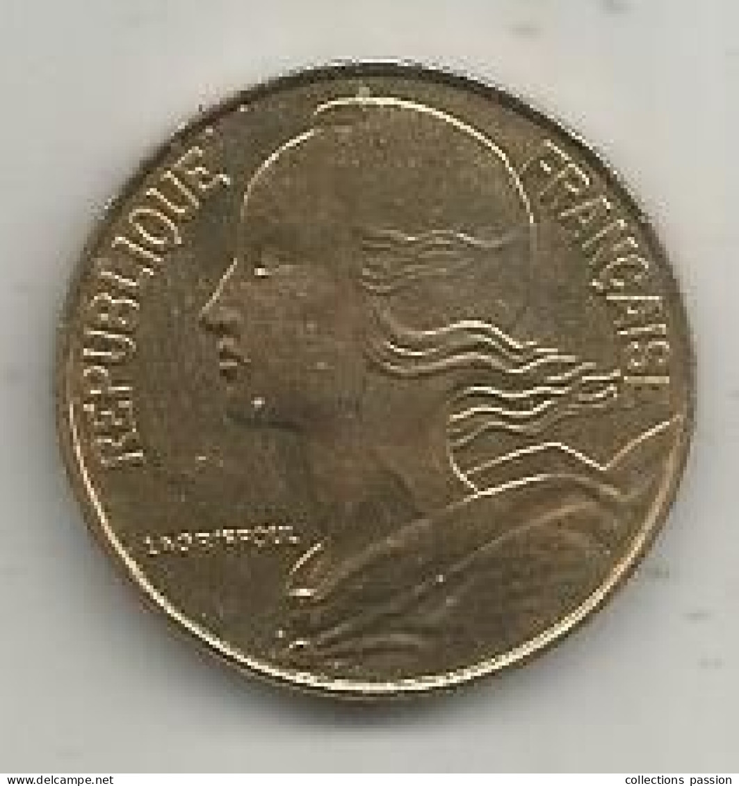 Monnaie, République Française, 1993, 20, Vingt Centimes, 2 Scans - 20 Centimes