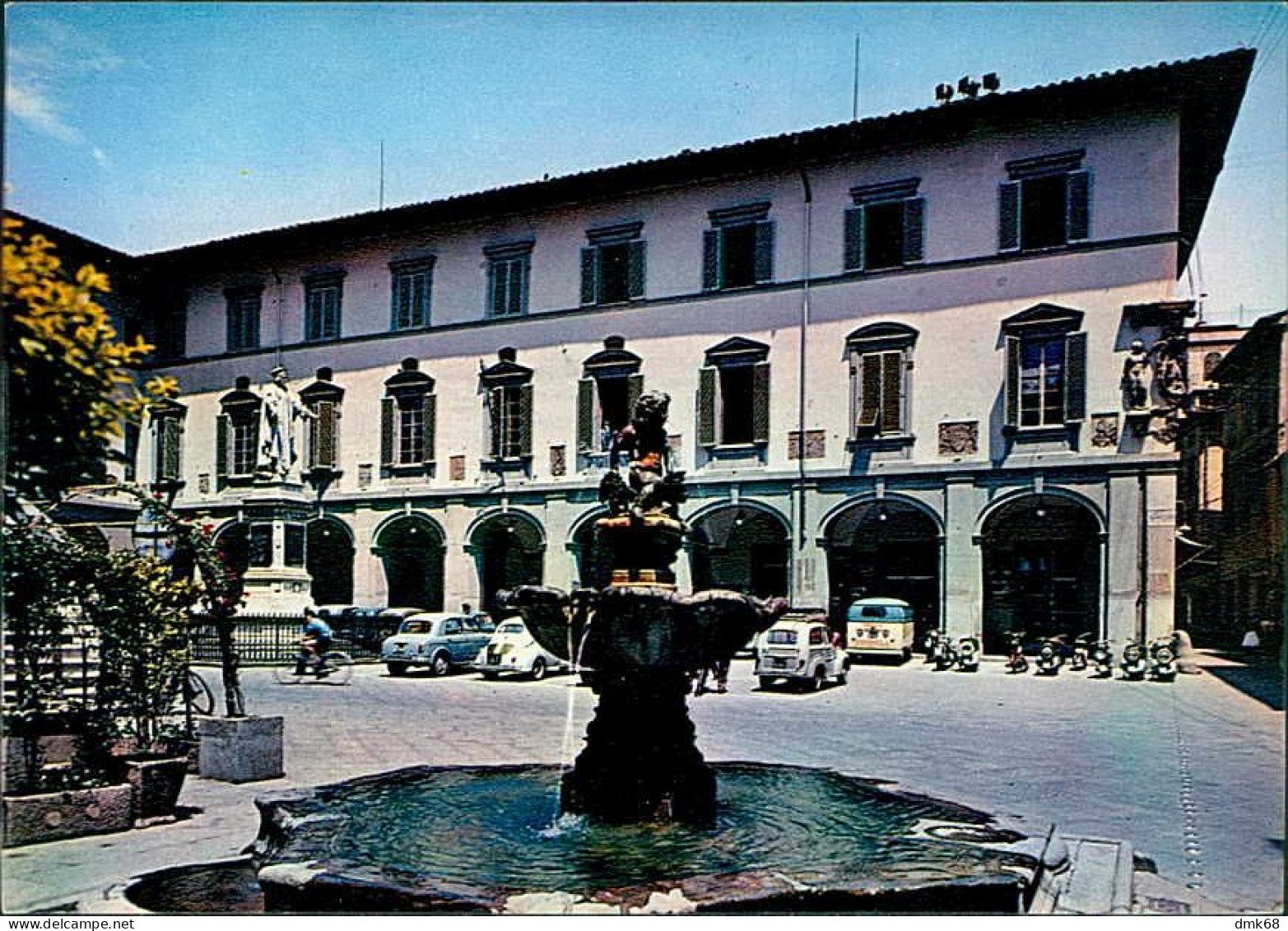 PRATO - PIAZZA DEL COMUNE E FONTANA DEL BACCHINO - EDIZIONE ANGELI - 1960s (18843) - Prato