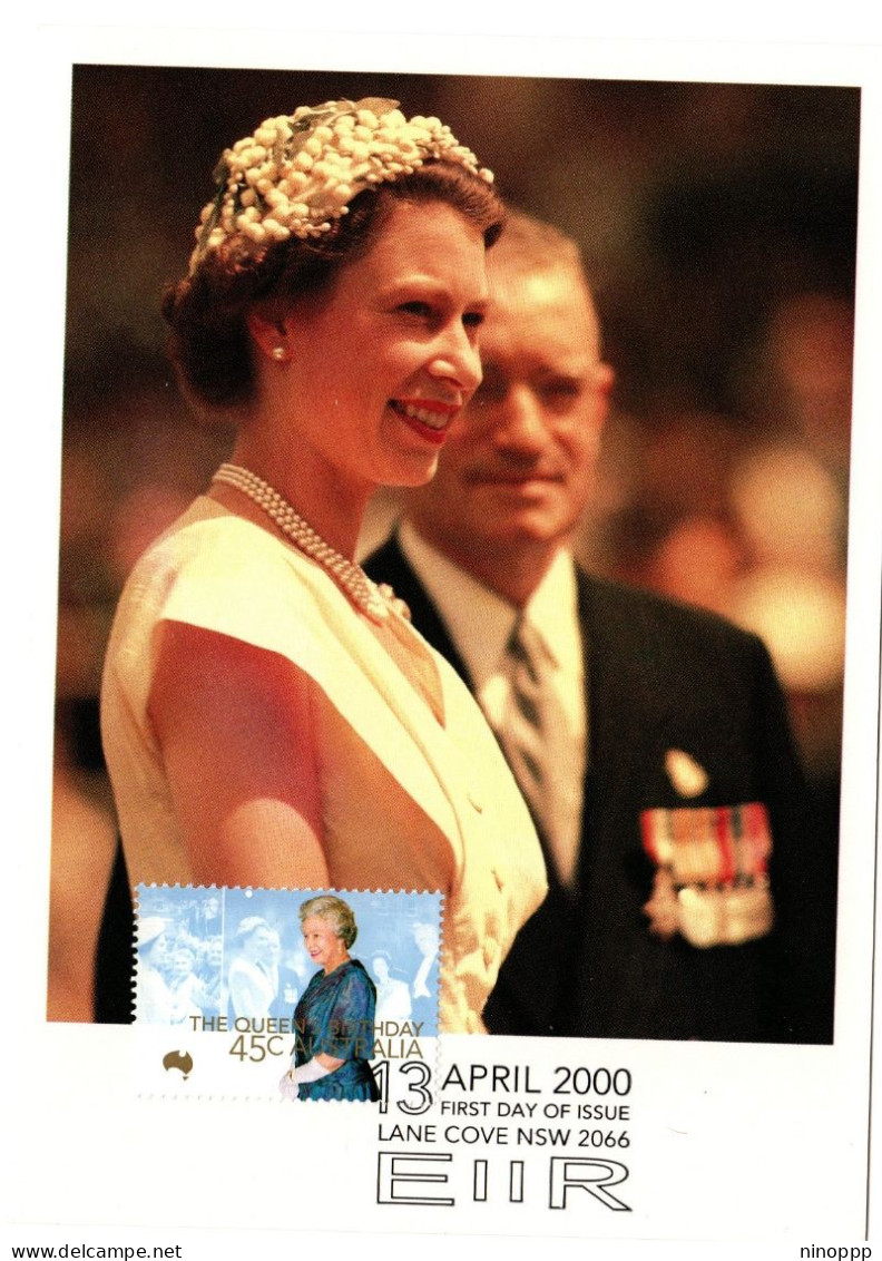 Australia 2000 Queen Birthday ,maximum Card - Mint Stamps