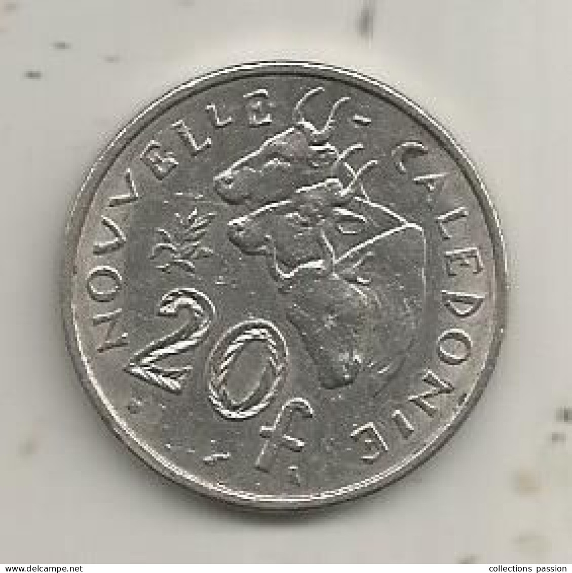 Monnaie, République Française, Nouvelle Calédonie, 1972, 20 Francs, 2 Scans - Nouvelle-Calédonie