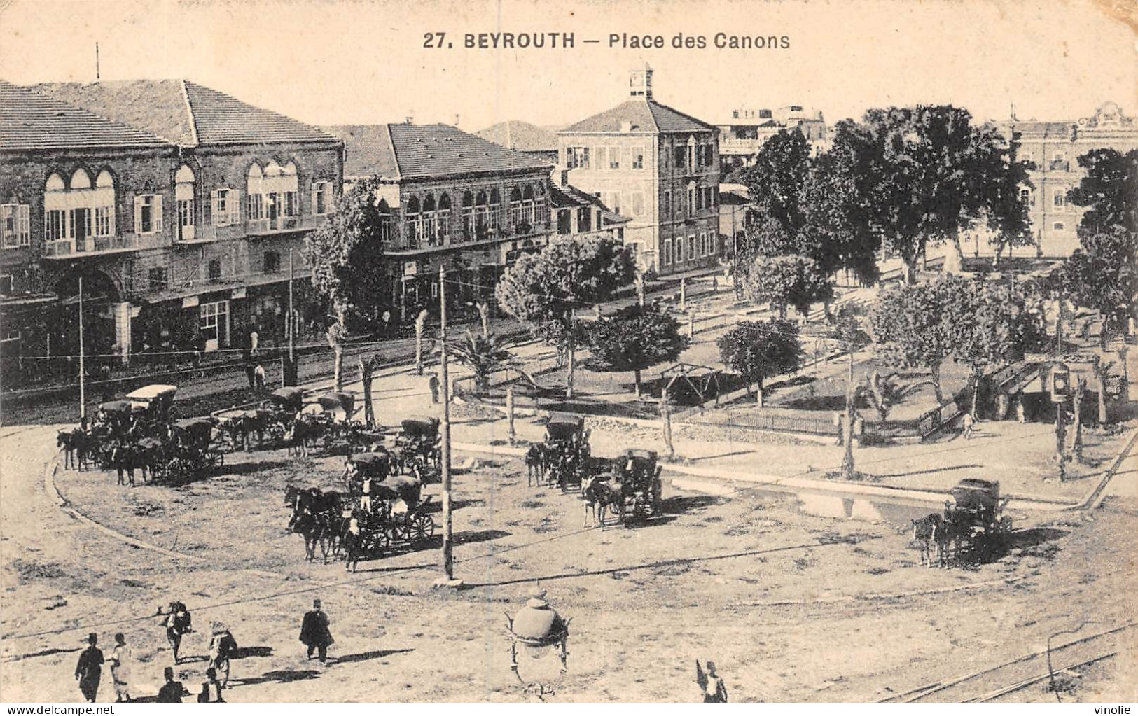 PIE-23-LOT-AR-5932 : BEYROUTH. PLACE DES CANONS - Liban