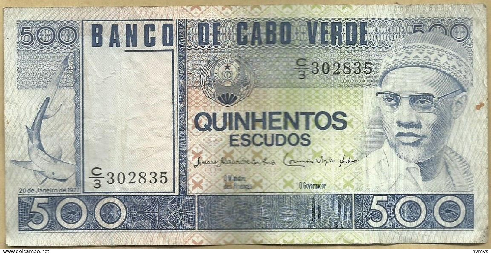 Cabo Verde - 500$00 1977 - Cap Verde