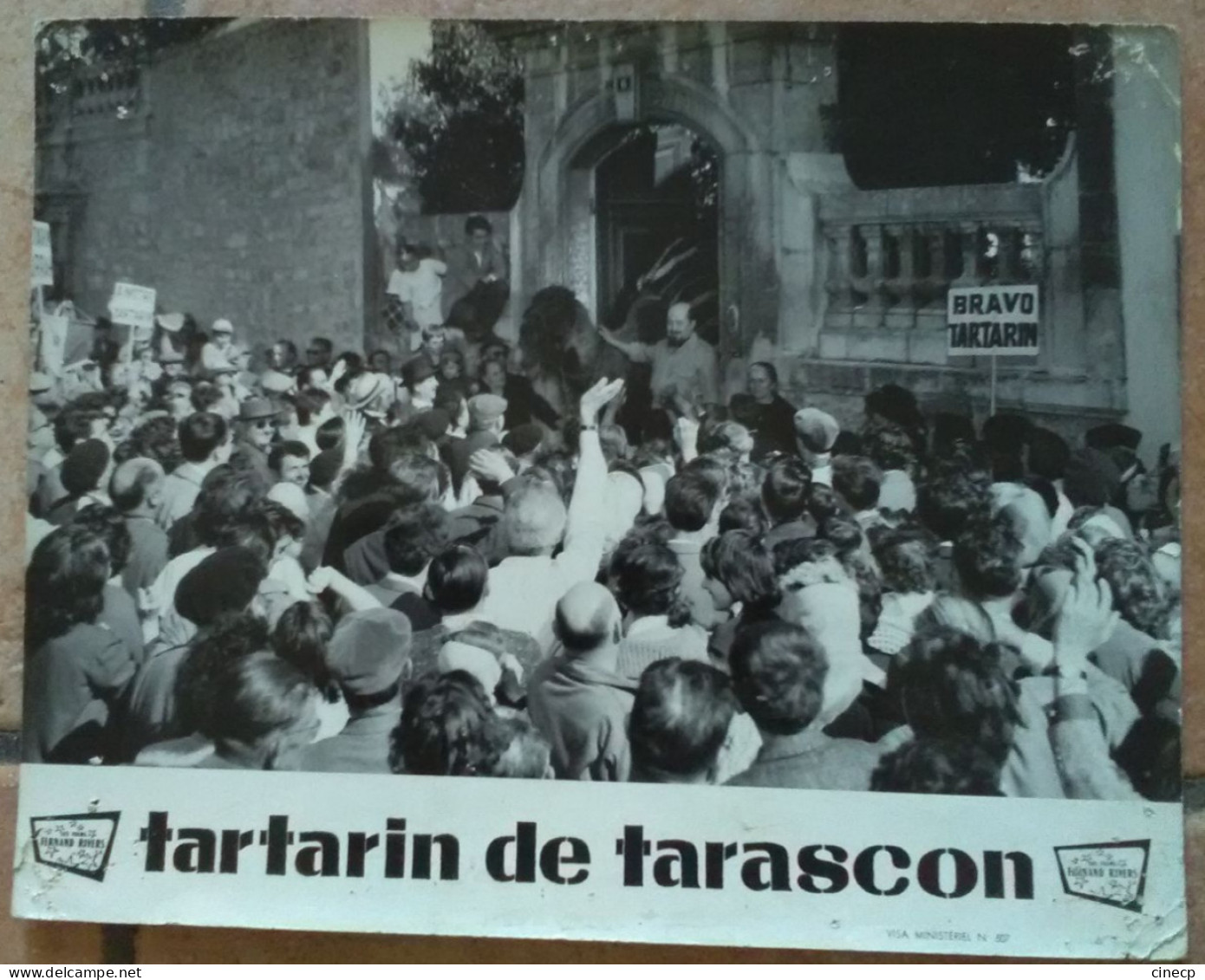 1 PHOTO FILM TARTARIN DE TARASCON Francis BLANCHE 1962 TBE CINEMA PROVENCE CAMARGUE TB PLAN FOULE - Photos