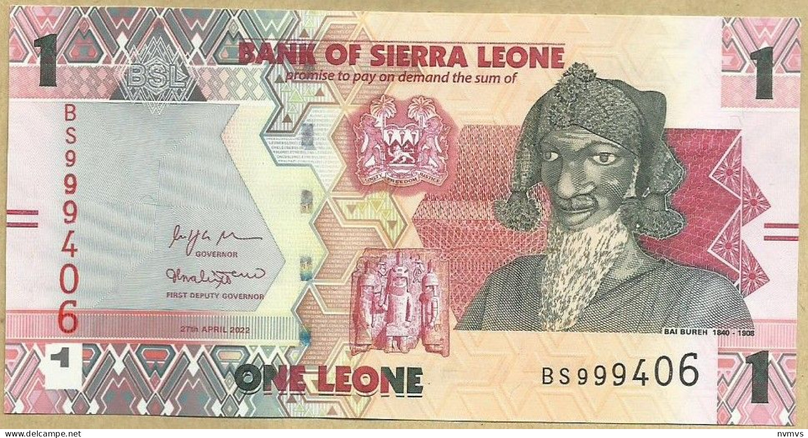 Sera Leoa - 1 Leone 2022 - Sierra Leona